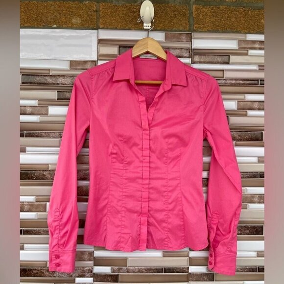 Rene Lezard Y2K pink blouse small - Picture 1 of 9